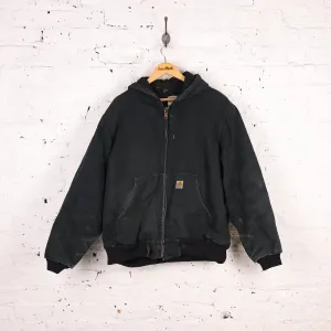 Carhartt Hooded Work Jacket - Black - L